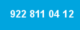 922 811 04 12